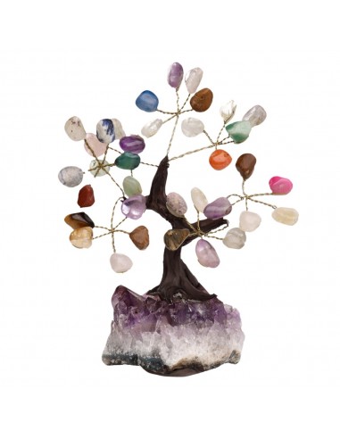 Mini Mineral Mix Tree with Amethyst...