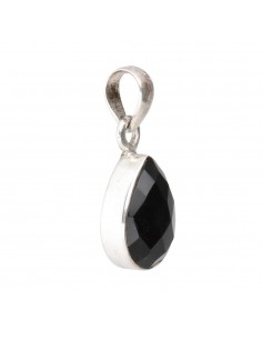 Faceted Onyx Drop Pendant -... 2