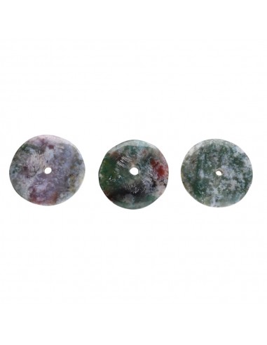 Large Agate Moss Agate Donut Quality A