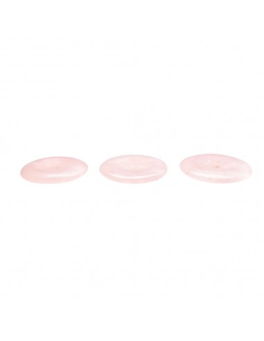 Donut grande de quartzo rosa Qualidade A