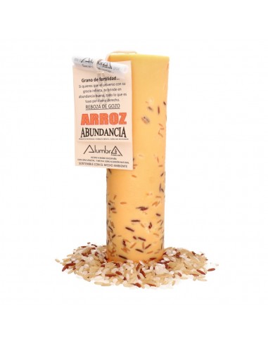 Vela Artesanal con Arroz - Abundancia