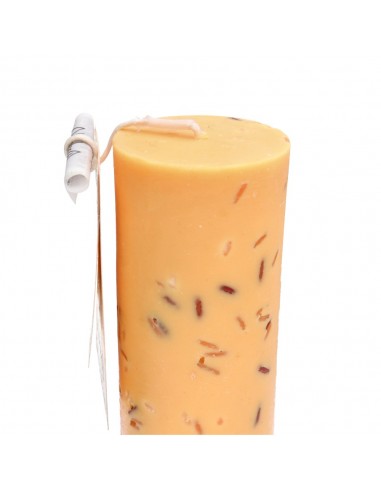 Bougie rituelle Abondance avec du riz