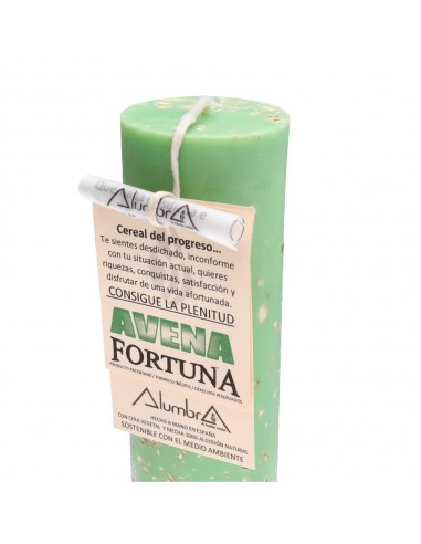 Fortuna Ritual Candle with Oats