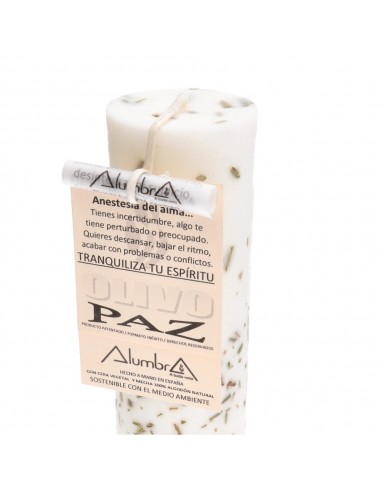 Vela Olive Tree Peace Ritual Candle