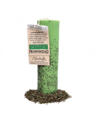 Prosperity Ritual Candle with Peppermint