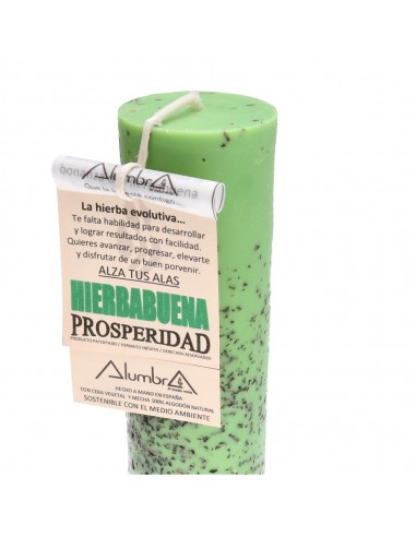 Prosperity Ritual Candle with Peppermint