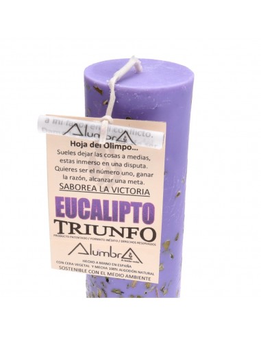 Vela Artesanal con Eucalipto - Triunfo