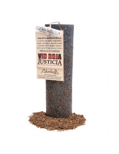 Justice Ritual Candle with Red Vine