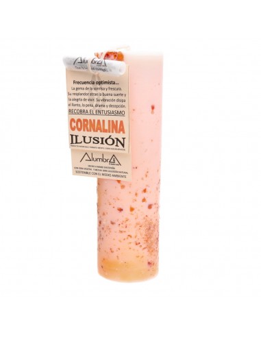 Bougie rituelle Cornaline Illusion