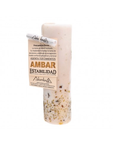 Bougie rituelle de stabilité à l'ambre