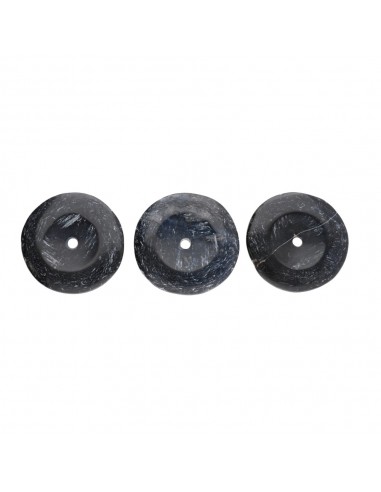 Large Black Jasper Donut Quality A