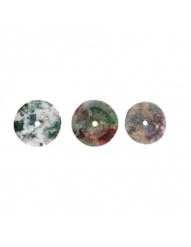 Medium Agate Moss Agate Donut Quality A