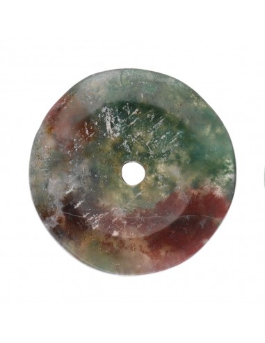 Medium Agate Moss Agate Donut Quality A