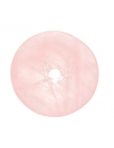 Donut médio de quartzo rosa Qualidade A