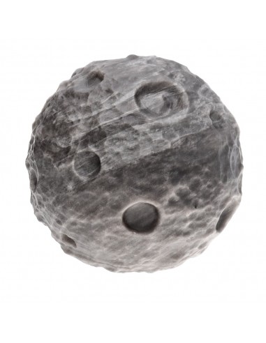 Large Silver Obsidian Moon