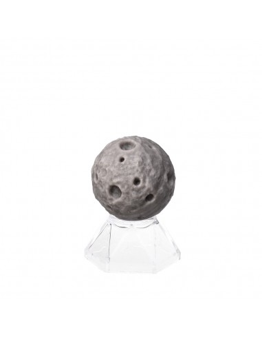 Luna de Obsidiana Plateada Pequeña