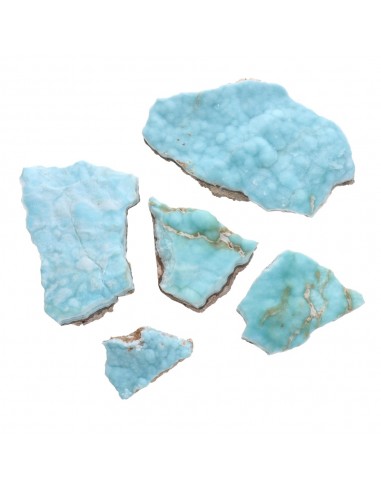 Aragonite azul em bruto