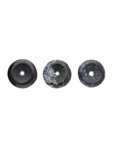 Small Black Jasper Donut Quality A