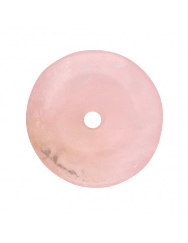 Donut pequeno de quartzo rosa...