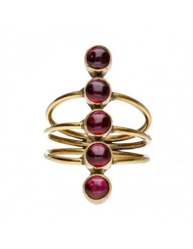 Anillo de Bronce con Mineral...