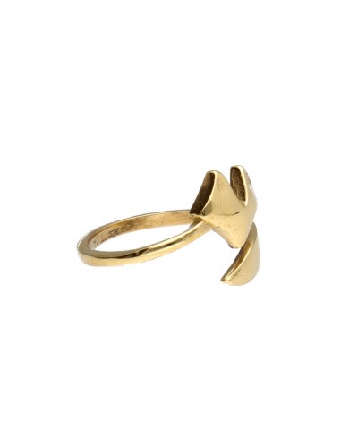 Adjustable Fox Bronze Ring -60-