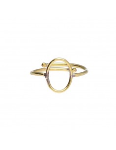 Anel de Bronze Oval -17-