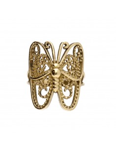 Anel borboleta de bronze -2-