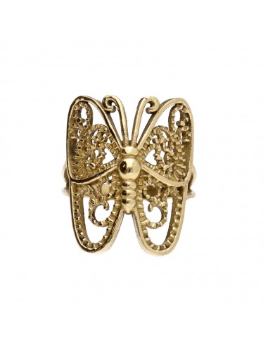Anel borboleta de bronze -2-