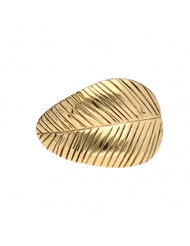 Anillo de Bronce Hoja  -8-
