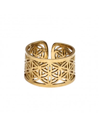 Anillo de Bronce Flor de la Vida -10-