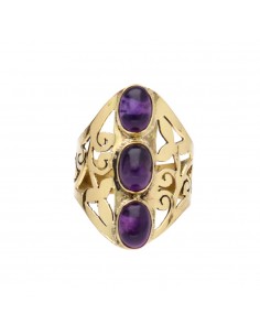 Bronze Openwork Ring with...