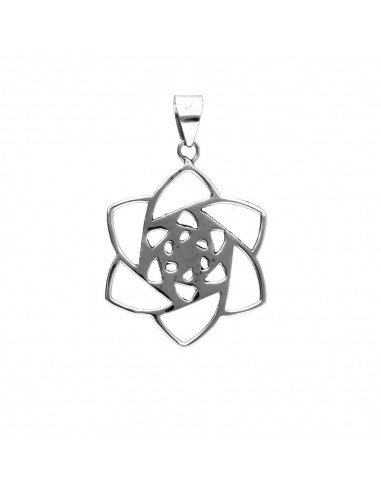 Pendentif plaqué argent -C26-