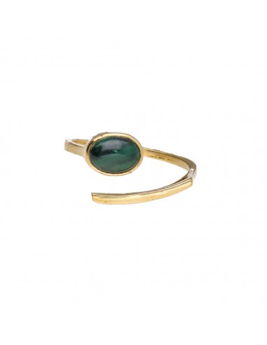 Bronze Ring with Mineral -18-
