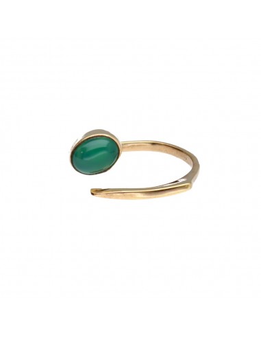 Bronze Ring with Mineral -18-