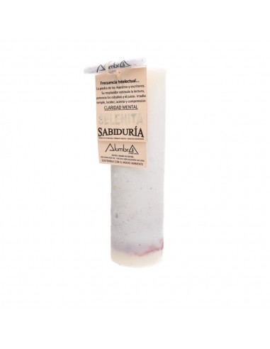 Vela Ritual da Sabedoria com Selenite
