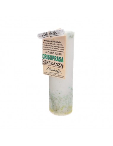 Vela Artesanal con Crisoprasa -...