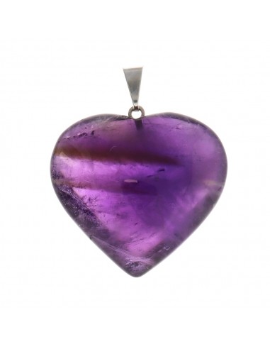 Amethyst Heart Pendant Extra