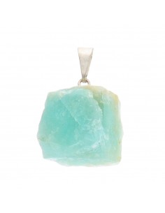 Pendentif en amazonite brute