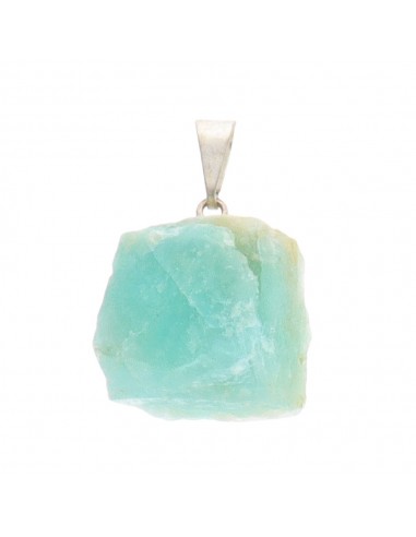 Pendentif en amazonite brute