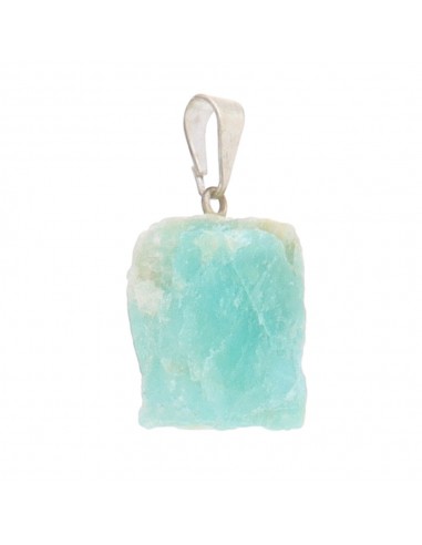 Pendentif en amazonite brute