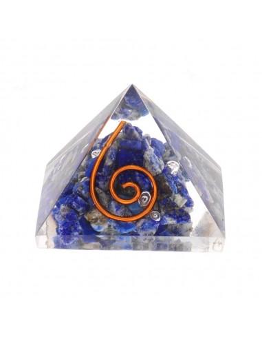 Pyramide en résine Lapis Lazuli avec...