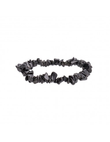 Small Black Tourmaline Chip Bracelet