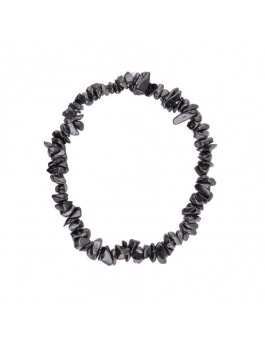 Small Black Tourmaline Chip Bracelet