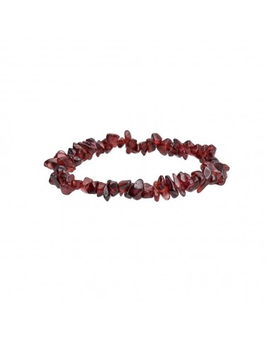 Small Garnet Chip Bracelet