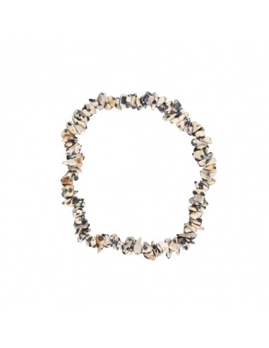 Pulsera Chip Pequeña de Jaspe Dálmata