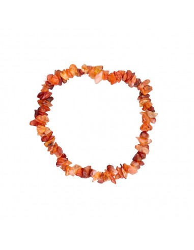 Pulsera Chip Pequeña de Cornalina