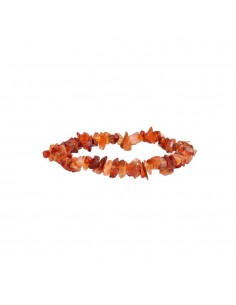 Small Carnelian Chip Bracelet