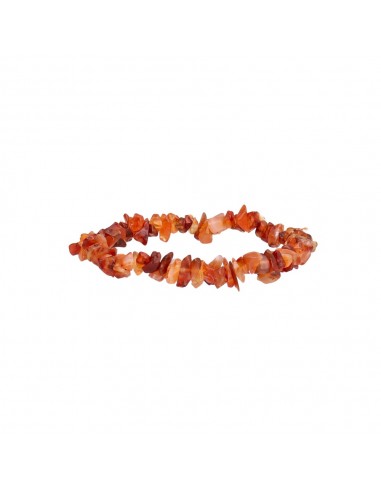 Pulseira pequena com lascas de cornalina