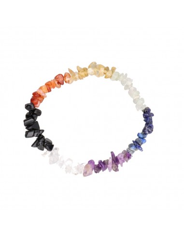 Bracelet 7 chakras avec petits jetons