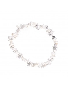 Bracelet en chips de Howlite 2